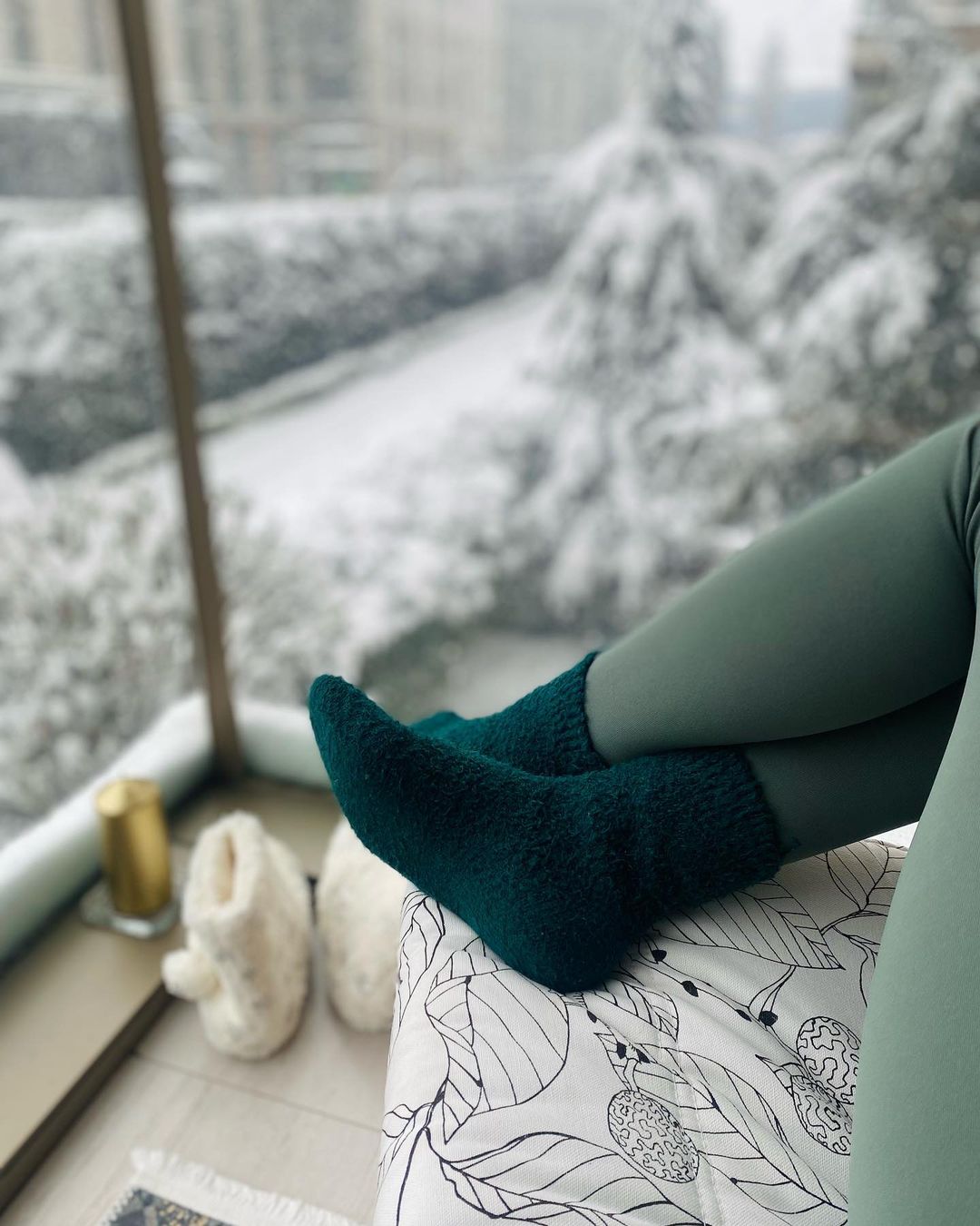 Yeşil Uyku Çorabı