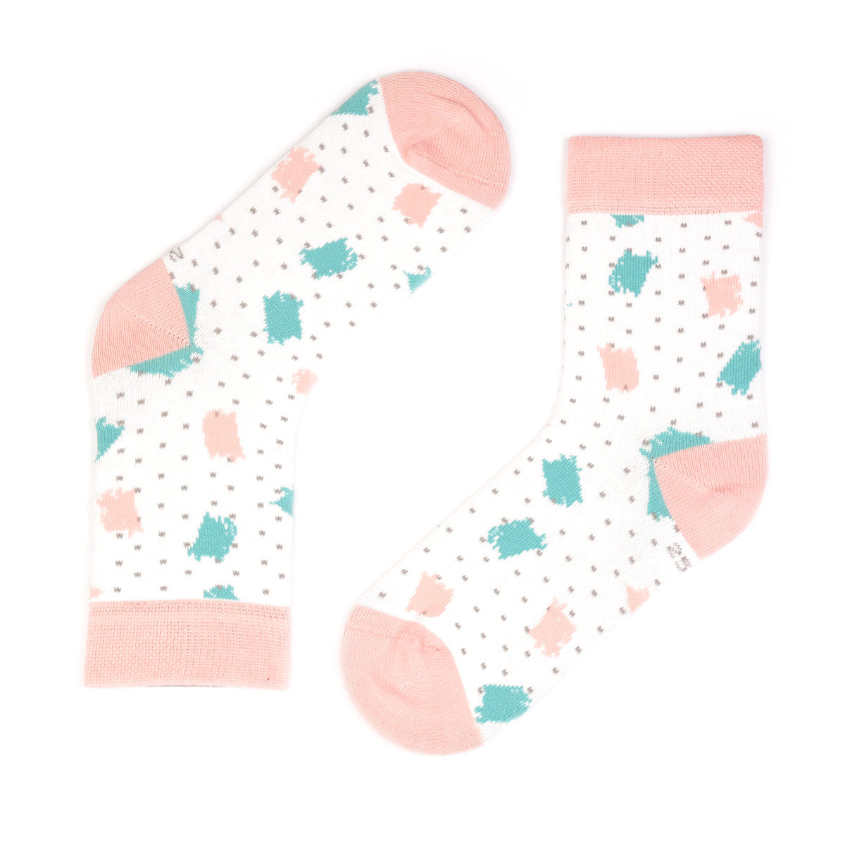 Kız Gücü-Çemberli-Fırça Desenli Çorap