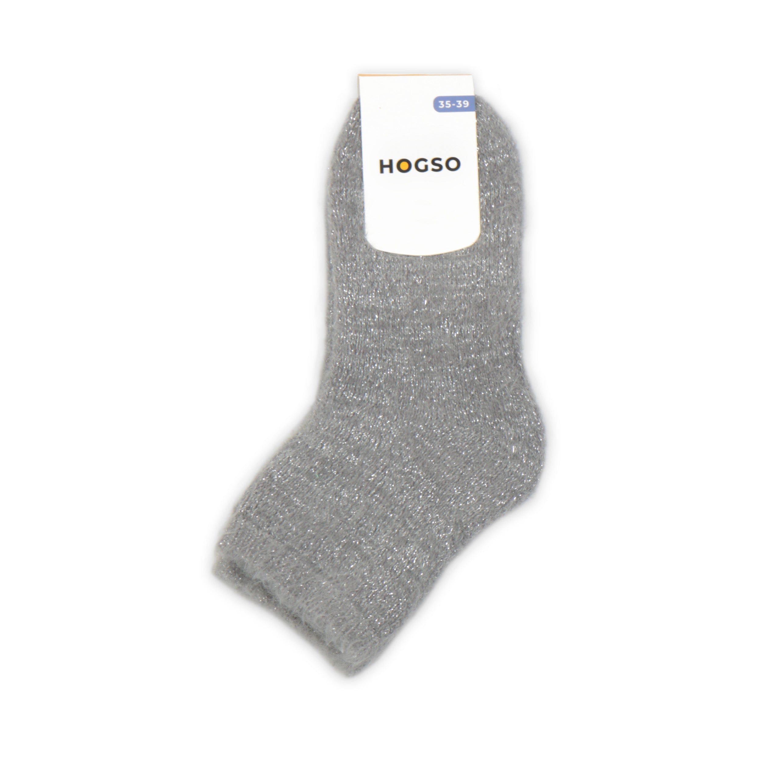 Simli Gri Uyku Çorap