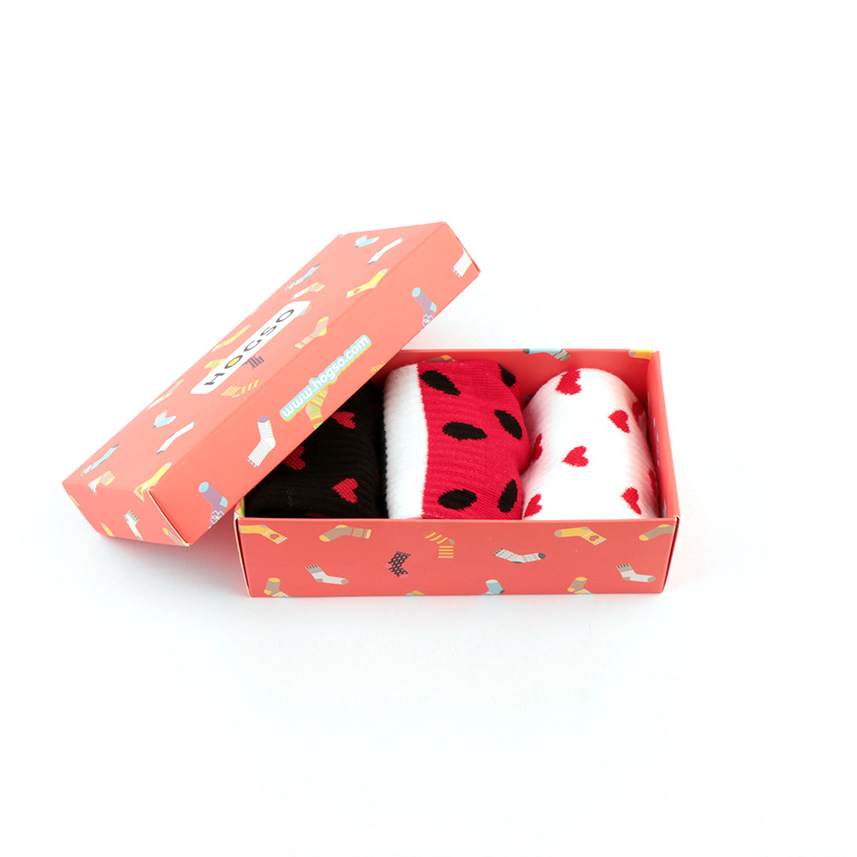 Karpuz - Kalp Desenli 3&