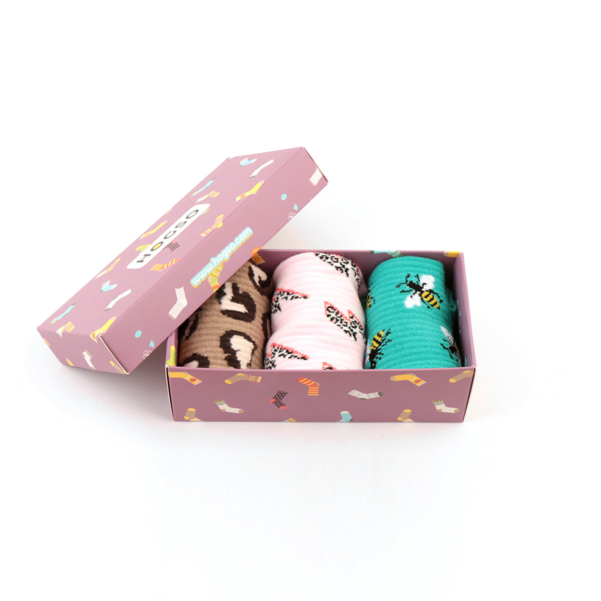 Arı - Kalp - Şimşek Desenli 3&