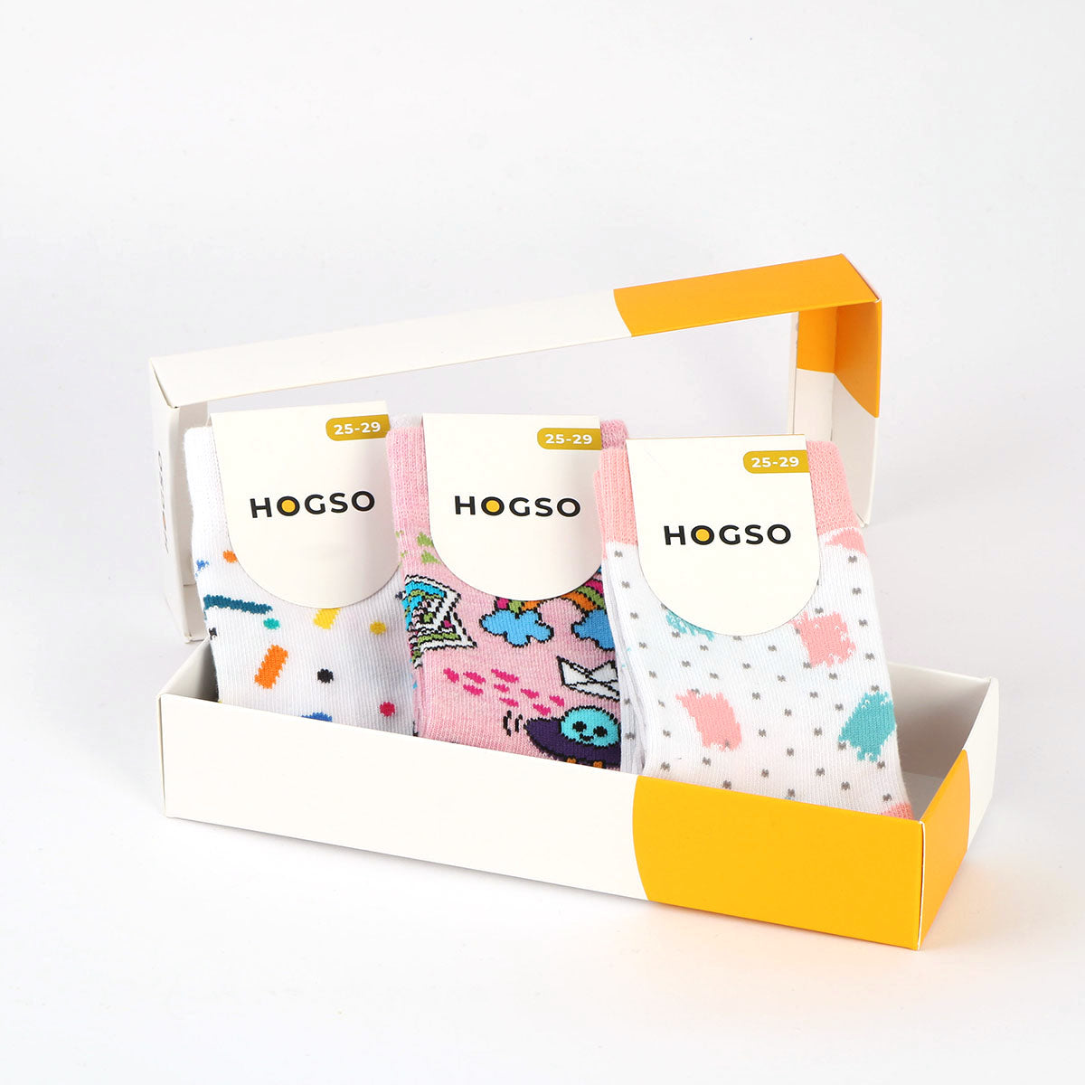 Kız Gücü-Çemberli-Fırça Desenli Çorap