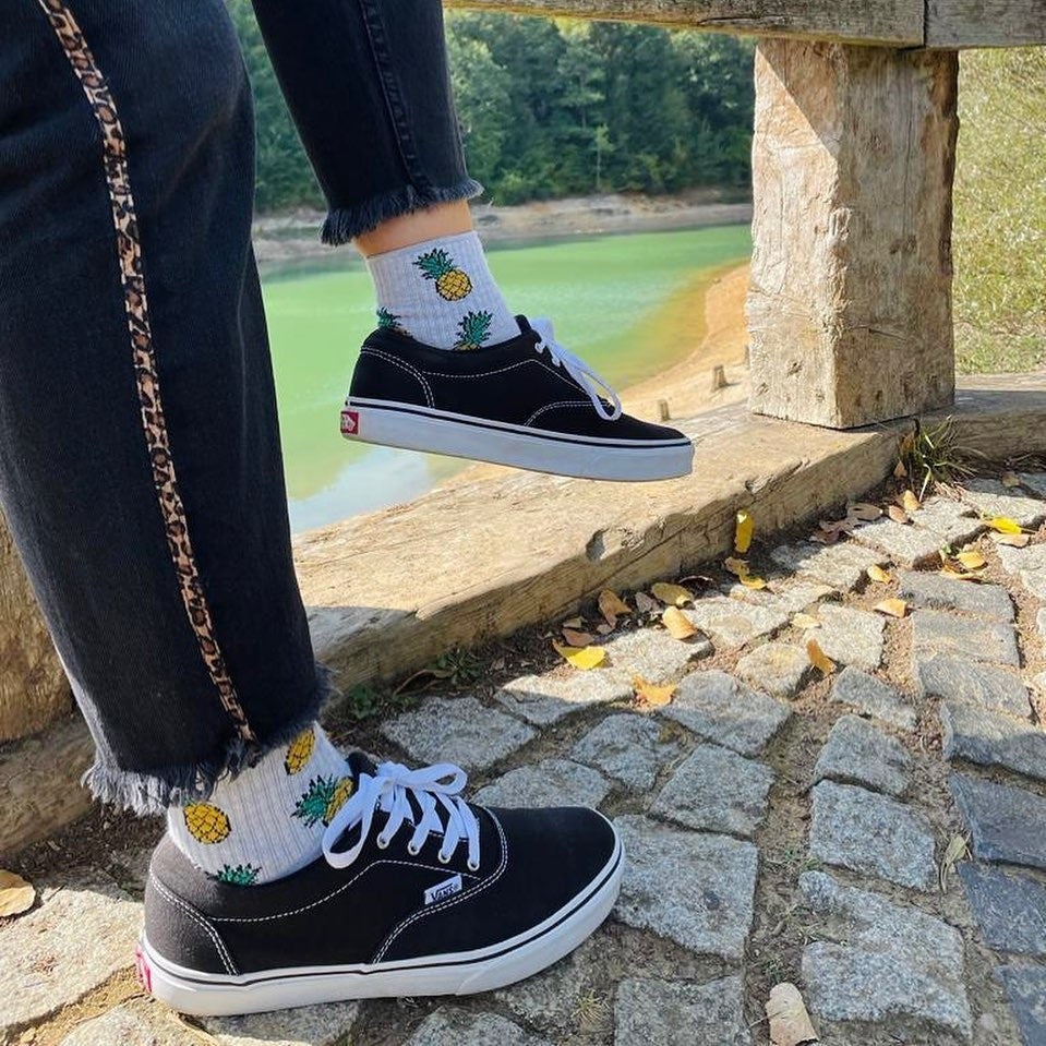 Ananas Kahve Desenli 3&