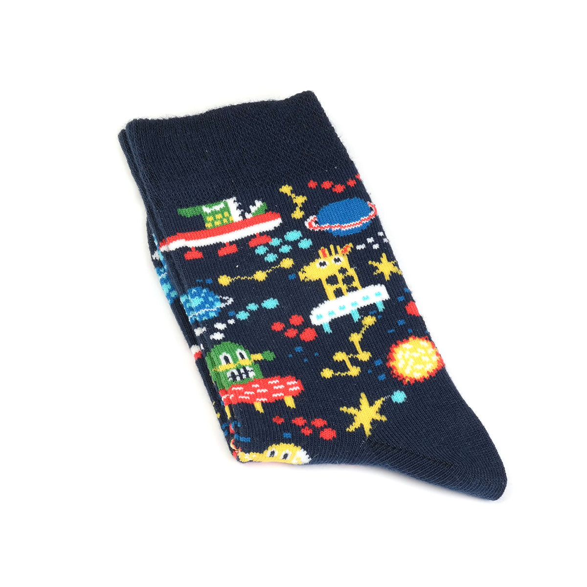 Uzay Desenli Çocuk Çorap