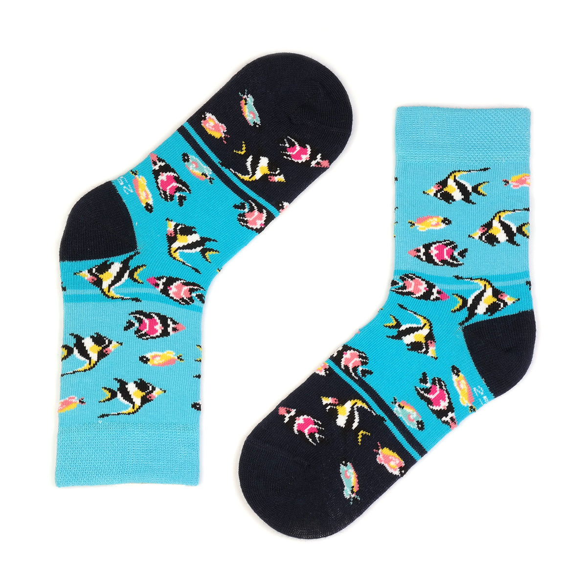 Panda-Balık-Akvaryum Desenli Çorap