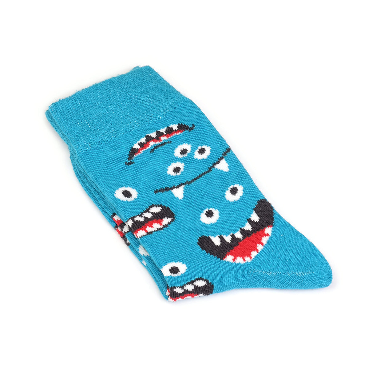 Mavi Canavar Desenli Çocuk Çorap