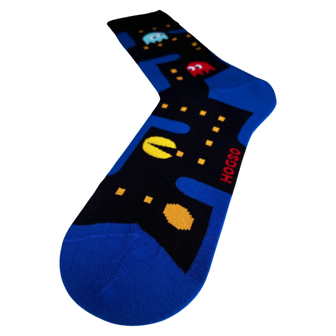 Pac-Man Desenli Erkek Çorap
