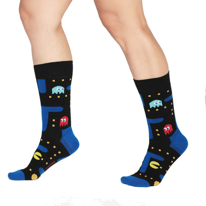 Pac-Man Desenli Erkek Çorap